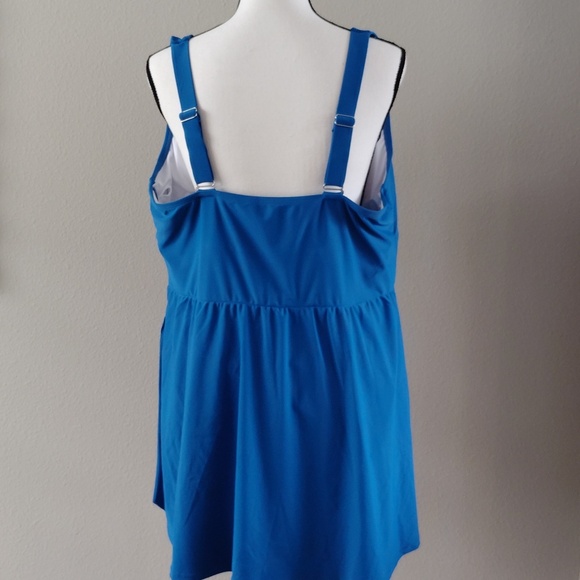 Aleumdr Plus Size Tummy Control Swimsuit, Swimdress - NWT - Picture 5 of 13